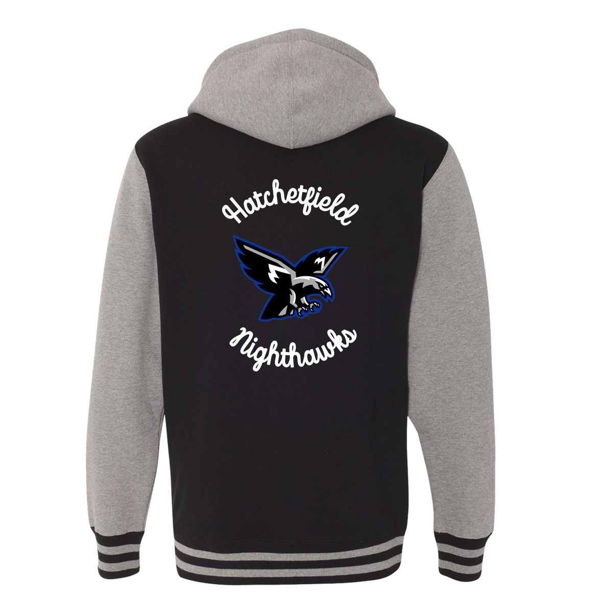 Nerdy Prudes Must Die - Hatchefield Varsity Zip Hoodie