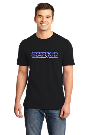 Standard Black StarKid Chrome StarKid Logo T-shirt
