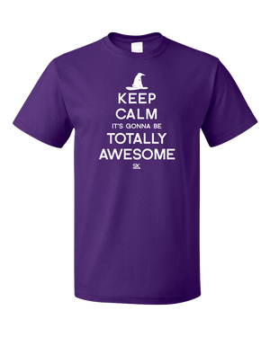 Standard Purple Keep Calm It's Gonna Be Totally Awesome T-shirt