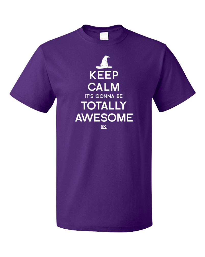 Standard Purple Keep Calm It's Gonna Be Totally Awesome T-shirt