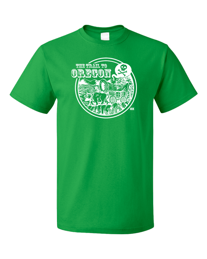 Standard Green StarKid Trail to Oregon Happy Trails  T-shirt
