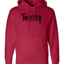 Pullover Hoodie Red StarKid Twisted Logo Pullover Hoodie sweatshirt