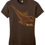Girly Brown StarKid Twisted Lamp Lyrics Tee T-shirt