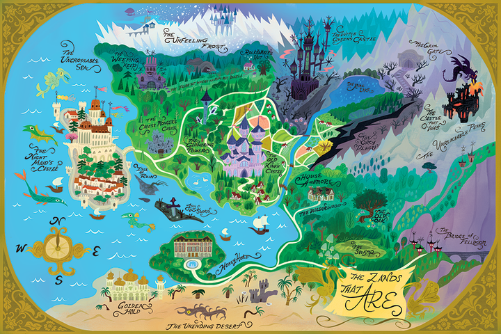 'The Lands that Are' Map Poster