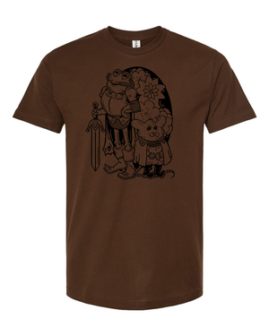 Sir Hop-A-Lot & Crumb Line Art T-shirt