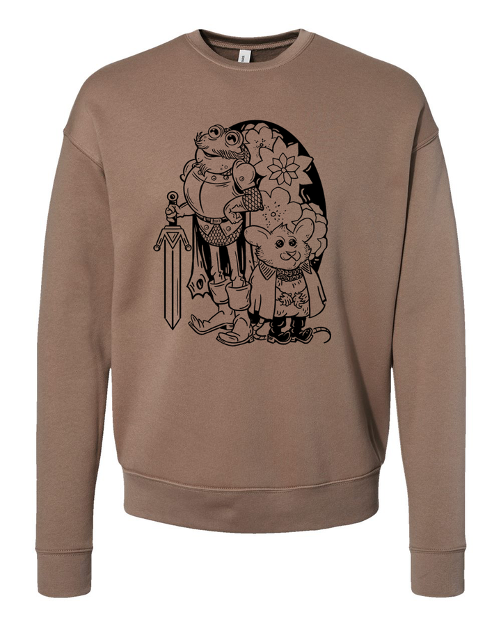 Sir Hop-A-Lot & Crumb Line Art Sweatshirt