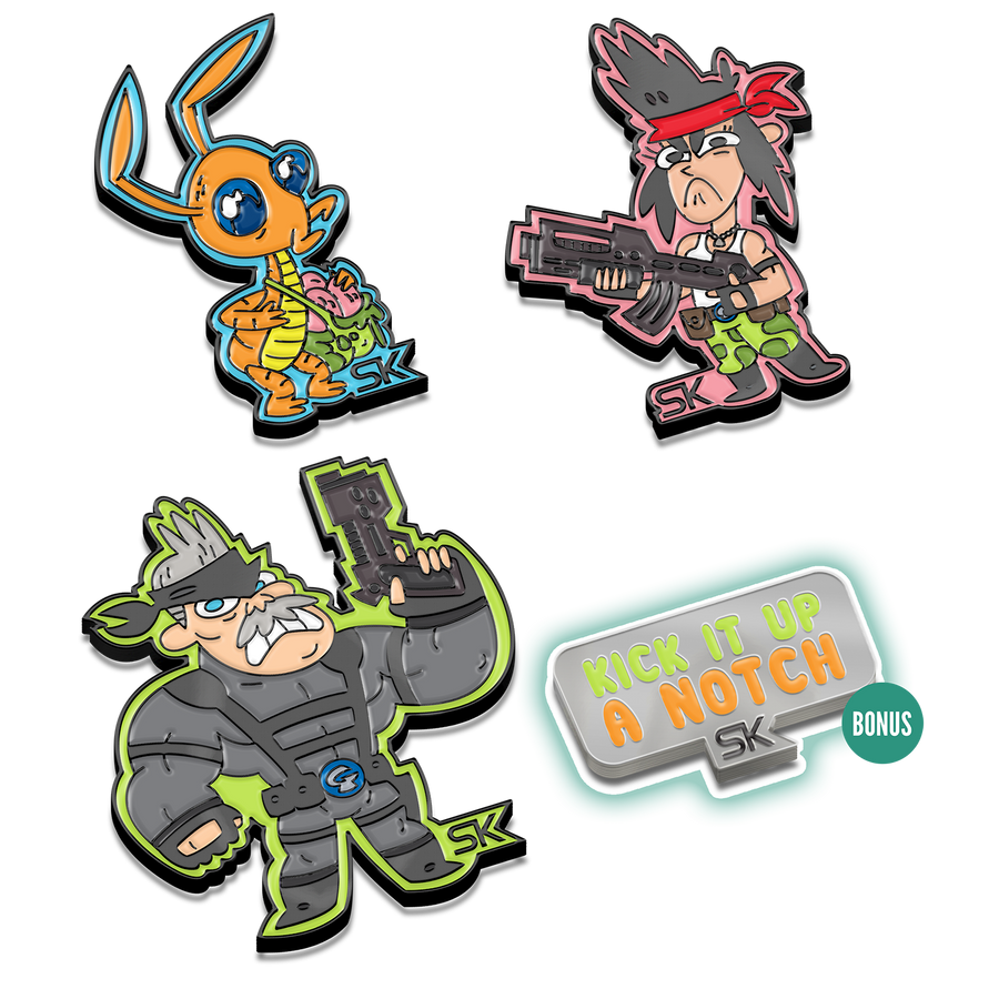 Starship – Kick It Up A Notch (Bonus) Enamel Pin  (Pindemonium Pack 2)