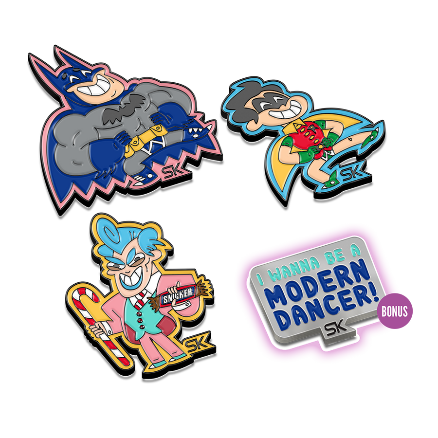 Holy Musical B@man – Modern Dancer (Bonus) Enamel Pin (Pindemonium Pack 4)