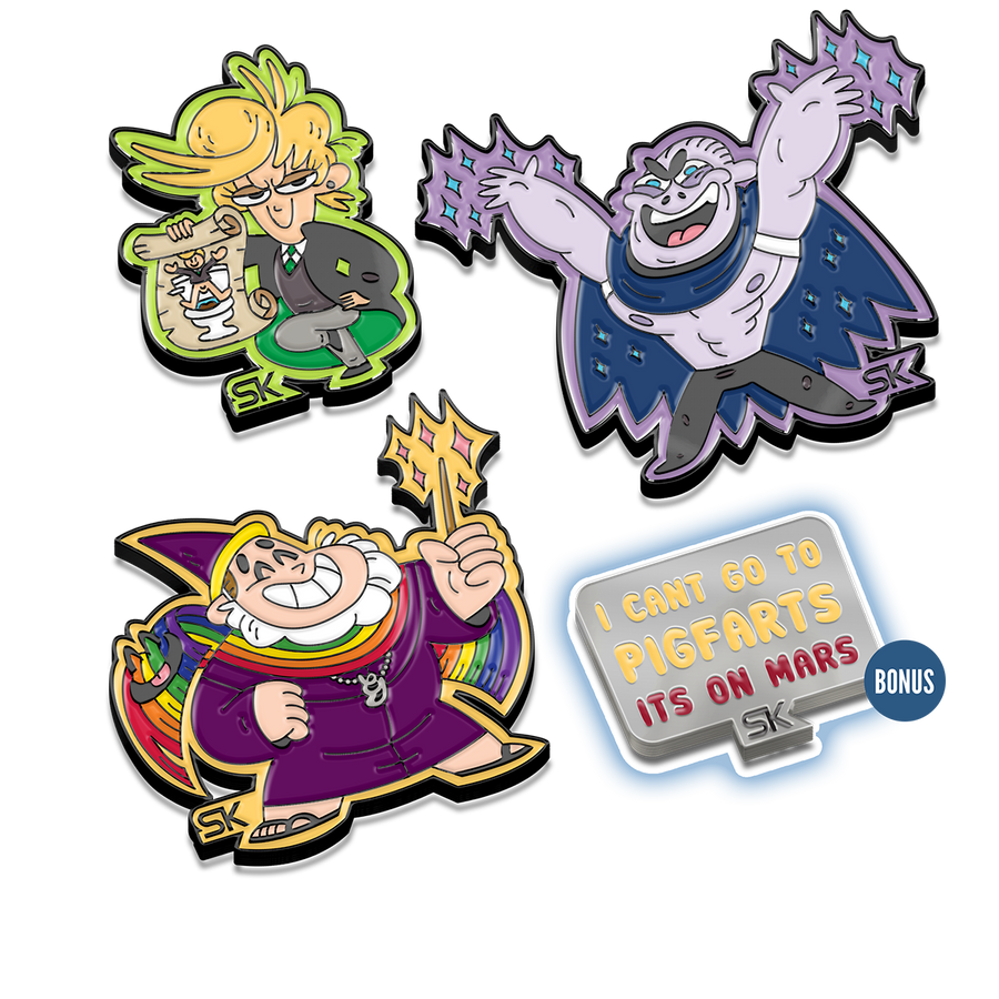 A Very Potter Musical – Pigfarts on Mars (Bonus) Enamel Pin (Pindemonium Pack 3)