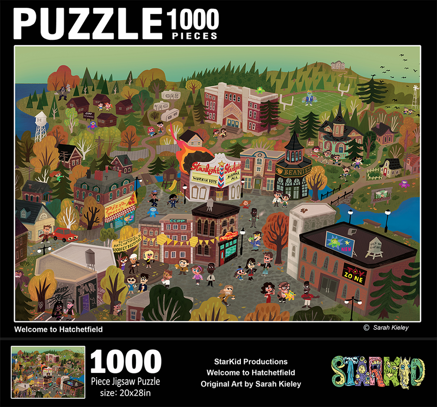 'Welcome to Hatchetfield'  1000 Piece Jigsaw Puzzle