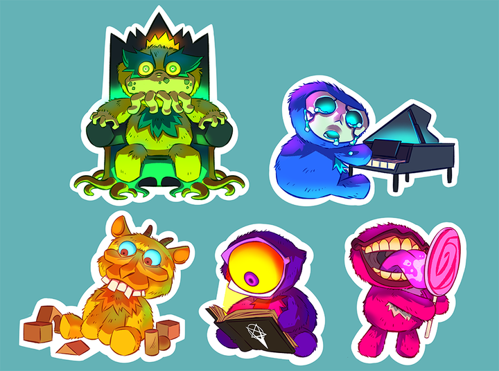 Lords In Black Sticker Set