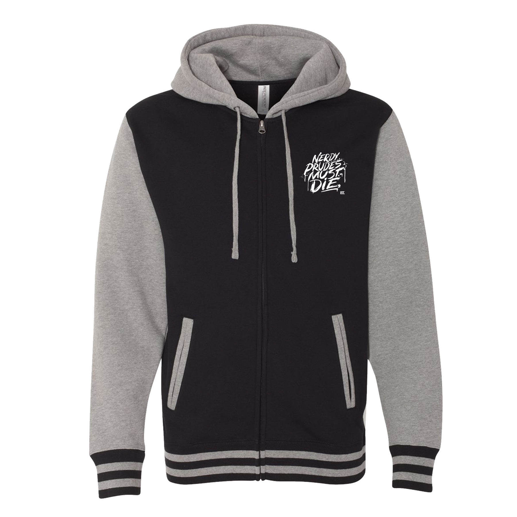 Nerdy Prudes Must Die - Hatchefield Varsity Zip Hoodie – StarKid Nerdy Prudes Must Die - Hatchefield Varsity Zip Hoodie – StarKid