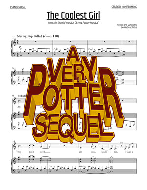 A Very Potter Sequel - Sheet Music - The Coolest Girl
