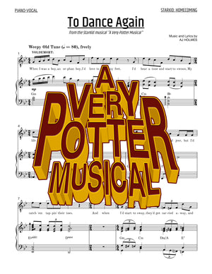A Very Potter Musical - Sheet Music - To Dance Again