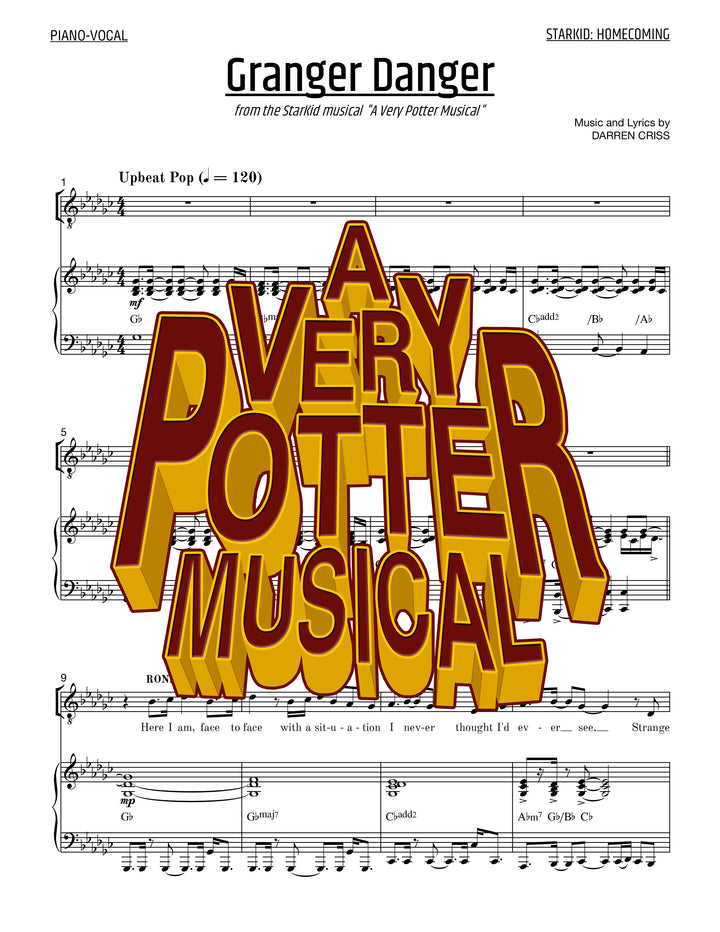 A Very Potter Musical - Sheet Music - Granger Danger