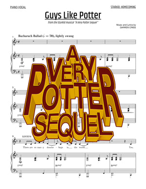 A Very Potter Sequel - Sheet Music - Guys Like Potter