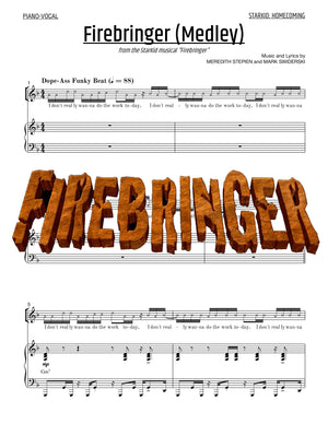 Firebringer - Sheet Music - StarKid Homecoming Medley