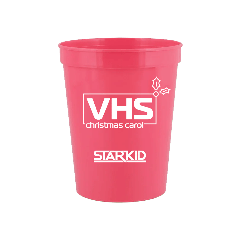 VHS Christmas Carol - Retro Cups