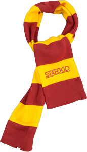 StarKid – Cardinal and Gold Winter House Scarf