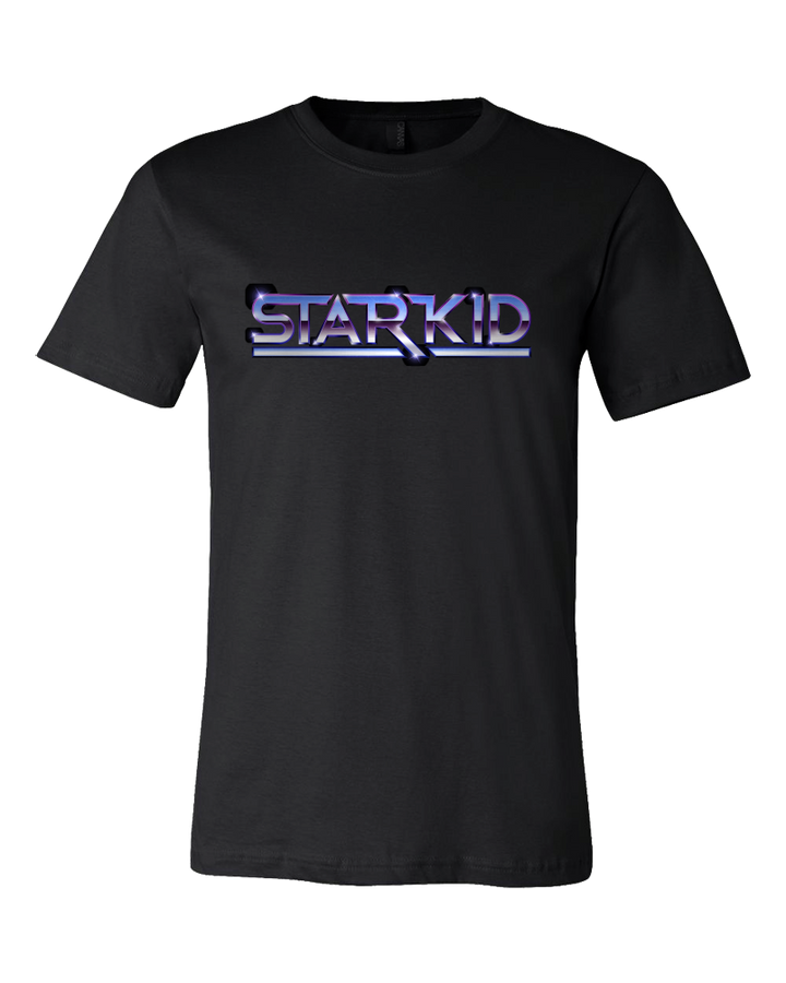 Standard Black StarKid Chrome StarKid Logo T-shirt