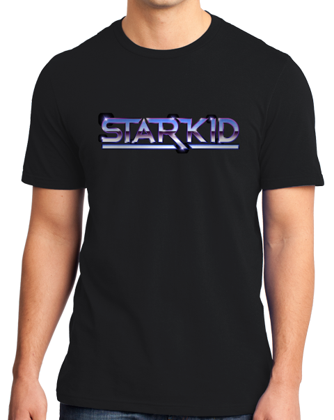 Standard Black StarKid Chrome StarKid Logo T-shirt