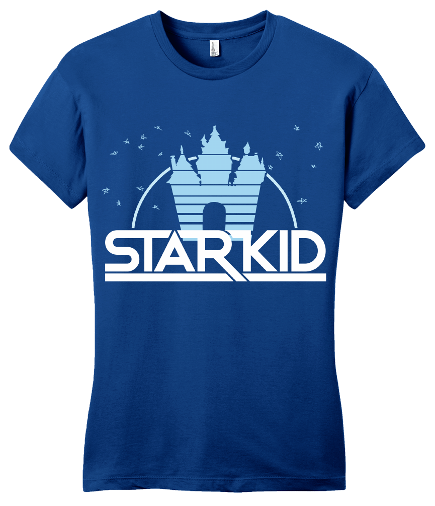 Girly Royal StarKid '2D' Logo T-shirt