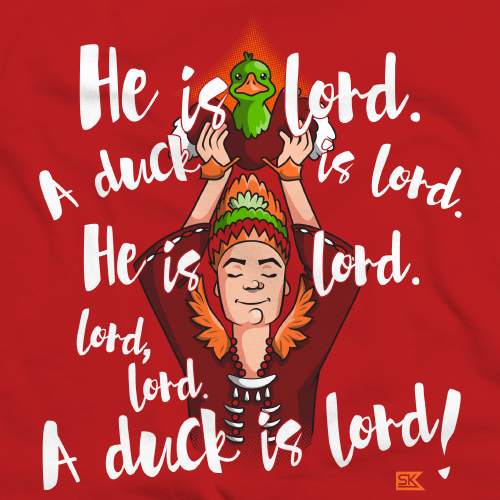 StarKid Firebringer Ducker and the Almighty Duck Red Art Preview