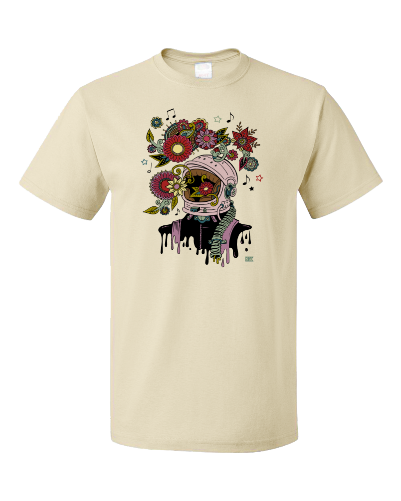 Grateful Dead Space Skull Short-Sleeve T-Shirt- Medium